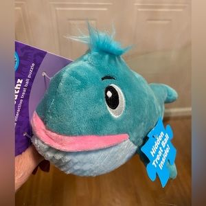 Outward  whale 10”  Dog Toy With Squeaker